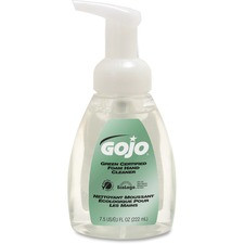 Gojo Green Certified Foam Handwash - Fresh Fruit Scent - 7.5 fl oz (221.8 mL) - Push Pump Dispenser - Hand - Clear - Bio-based - 1 Each