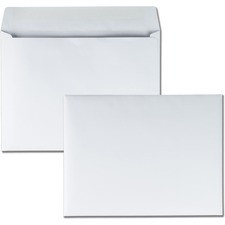 Quality Park Open Side Booklet Envelopes - Catalog - #9 1/2 - 9" Width x 12" Length - 28 lb - Gummed - 250 / Box - White