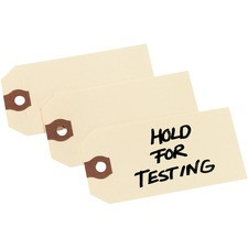 Avery Unstrung Manila Shipping Tags - 3.75" Length x 1.87" Width - Rectangular - 1000 / Box - Card Stock - Manila