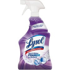 Lysol Mold/Mildew Remover - Liquid - 32 fl oz (1 quart) - 12 / Carton - White
