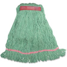 Genuine Joe Narrow Band Large Mophead - Synthetic, Rayon, Cotton, Fiber