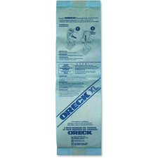 Oreck XL Upright Single-wall Filtration Bags - 300 / Carton - Antimicrobial - Blue