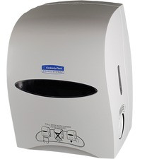 Kimberly-Clark Professional Sanitouch Hard Roll Towel Dispenser - Roll Dispenser - 1 x Roll - 16.1" Height x 12.6" Width x 10.2" Depth - ABS Plastic - White - Touch-free, Durable - 1 Each
