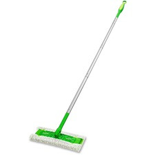 Swiffer Sweeper - 10" Head - Swivel Head, Lightweight - 1 Each - Green