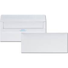 Quality Park Redi-Seal Plain Business Envelopes - Business - #10 - 4 1/8" Width x 9 1/2" Length - 24 lb - Self-sealing - 500 / Box - White