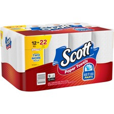 Scott Choose-A-Sheet Paper Towels - Mega Rolls - 1 Ply - 11" x 6" - 102 Sheets/Roll - White - Perforated, Absorbent - For Hand - 24 / Carton
