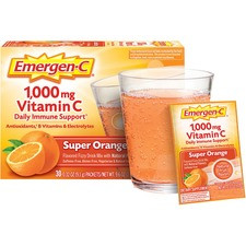 Emergen-C Super Orange Vitamin C Drink Mix - For Immune Support - Super Orange - 30 / Each