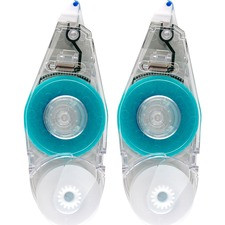 Tombow Mono Air Touch Net Tape Dispenser Refill - 17.50 yd Length x 0.33" Width - 2 / Pack - White