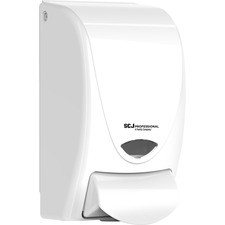 SC Johnson Proline Curve Manual Dispenser - Manual - 1.06 quart Capacity - Durable, Antimicrobial, Anti-bacterial - White - 1Each