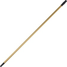 Ettore Tapered Tip 60" Utility Handle - 60" Length - 1.25" Diameter - Gold - Aluminum - 1 Each