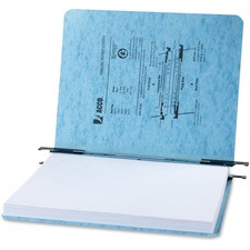 ACCO Presstex Letter Recycled Report Cover - 2" Folder Capacity - 8 1/2" x 11" - Presstex - Light Blue - 60% Recycled - 5 / Pack
