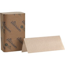Pacific Blue Basic S-Fold Recycled Paper Towels - 9.25" x 10.25" - Natural - For Washroom - 4000 Per Carton - 16 / Carton