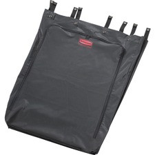 Rubbermaid Commercial 30 Gallon Premium Linen Hamper Bag - 30 gal - Black - Polyvinyl Chloride (PVC) - 1/Carton - Waste Disposal