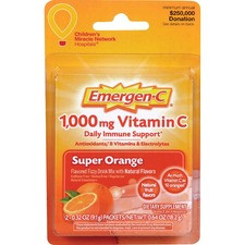 Emergen-C Immune Support Drink Mix Packets - Powder - 12 / Box - 2 / Packet