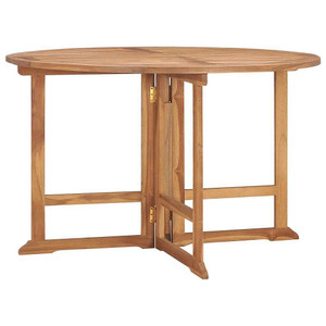Garden Dining Table Natural teak Teak wood Medium Foldable A949-318479 Garden Dining Table Natural teak Teak wood Medium Foldable A949-318479