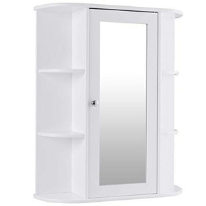 White Bathroom Wall Mounted Medicine Cabinet with Storage Shelves Q280-TBWCKW1538741 White Bathroom Wall Mounted Medicine Cabinet with Storage Shelves Q280-TBWCKW1538741