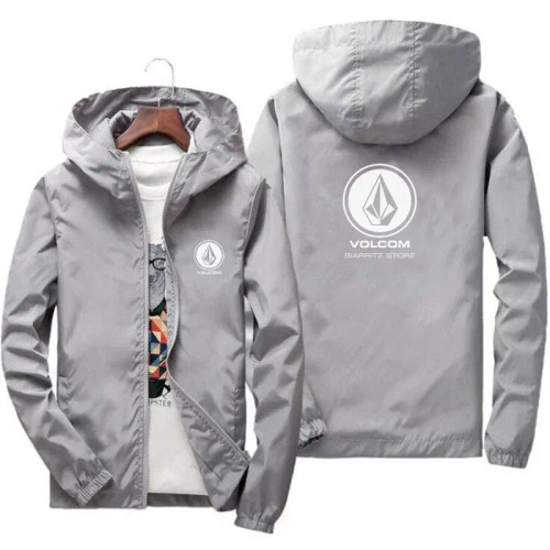 Color: Brown, Size: 5XL - Volcom - Men's and Women's Printed Jacket, a casual and comfortable windp F640-12000044022432547 Color: Brown, Size: 5XL - Volcom - Men's and Women's Printed Jacket, a casual and comfortable windp F640-12000044022432547