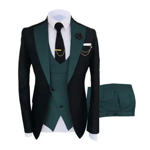 Color: Khaki, Size: XS - Men Suits 3 Pieces Tailored Best Man Groom Wedding Tuxedo Slim Fit Jacquar F640-12000031682934852 Color: Khaki, Size: XS - Men Suits 3 Pieces Tailored Best Man Groom Wedding Tuxedo Slim Fit Jacquar F640-12000031682934852