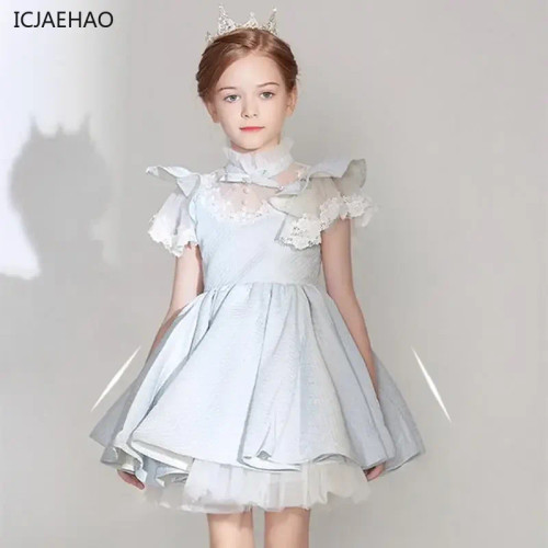 Kid Size: 12T, Color: Brown - 2025 Children Teen Girl Dresses Solid Lace Vestidos Prom Piano Perfor F640-12000045176048758 Kid Size: 12T, Color: Brown - 2025 Children Teen Girl Dresses Solid Lace Vestidos Prom Piano Perfor F640-12000045176048758