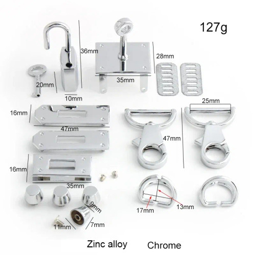Color: Light Pink, Size: 3/8" - Gold,Silver Stainless Steel Metal Rectangle Hanger Clasp Locks For  F640-12000031111677226 Color: Light Pink, Size: 3/8" - Gold,Silver Stainless Steel Metal Rectangle Hanger Clasp Locks For  F640-12000031111677226