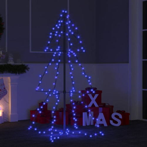 Christmas Cone Tree 160 LEDs Indoor and Outdoor 3x4 ft A949-328567