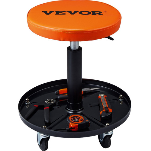  Mechanic Stool, 250 LBS Rolling Pneumatic Creeper Garage/Shop Seat, Adjustable Height 22 in-28 in  E415-XCDKDGDYXY5257WDRV0