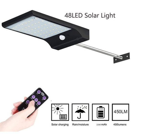 LED Solar Light 48 leds PIR Motion Sensor Security Lights Wireless Solar Wall Light Garden Lamp wit Y829-546208531530309641
