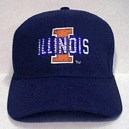 Illinois Fighting Illiani Flashing Fiber Optic Cap A706-3015000