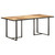Dining Table Natural Mango Wood Solid mango wood, powder-coated iron A949-320695