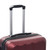 Hardcase Trolley Set 3 pcs Wine Red ABS A949-91874