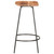  Bar Stool Set of 4 natural wood and black A949-320652