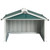  Garden Shed Green Galvanized steel Durable Garden Shed A949-150907