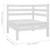  Garden Lounge Set White Solid Pinewood Medium Modular A949-3082668