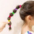 Color: MULTI, Size: XS?€old?‰ - 50/100Pcs Colorful Basic Nylon Ealstic Hair Ties for Girls Ponytail F640-12000044052771253