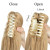 Color: P18/22, Bulk Buy: 1pc, Stretched Length: 14inches - Synthetic Claw Clip In Ponytail Hair Ext F640-12000038428963080 Color: P18/22, Bulk Buy: 1pc, Stretched Length: 14inches - Synthetic Claw Clip In Ponytail Hair Ext F640-12000038428963080