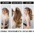 Color: P18/22, Bulk Buy: 1pc, Stretched Length: 14inches - Synthetic Claw Clip In Ponytail Hair Ext F640-12000038428963080