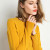 Color: GRAY, Size: L - Women Slim O-Neck Solid Pullover Cashmere Wool Blending Sweater Autumn And W F640-12000034090343931 Color: GRAY, Size: L - Women Slim O-Neck Solid Pullover Cashmere Wool Blending Sweater Autumn And W F640-12000034090343931
