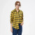 Color: Yellow, Size: L - Fresh Flannel Plaid Shirt Women 2025 New Female Blouses and Tops Cotton Lo F640-12000043090882750 Color: Yellow, Size: L - Fresh Flannel Plaid Shirt Women 2025 New Female Blouses and Tops Cotton Lo F640-12000043090882750