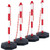 Adjustable Traffic Delineator Post Cones, 4 Pack, Traffic Safety Delineator Barrier with Fillable  E415-HBTCJTJSZ34Y3VEA0V0  Adjustable Traffic Delineator Post Cones, 4 Pack, Traffic Safety Delineator Barrier with Fillable  E415-HBTCJTJSZ34Y3VEA0V0