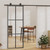 Sliding Door ESG Glass and Aluminum 29.9"x80.7" Black A949-151011