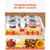 Electric Soup Warmer, Four 6.34QT Stainless Steel Round Pot with 86~185F Adjustable Temp, 1500W Co E415-DSWPSYTGWFPZ3JBU7001V1  Electric Soup Warmer, Four 6.34QT Stainless Steel Round Pot with 86~185F Adjustable Temp, 1500W Co E415-DSWPSYTGWFPZ3JBU7001V1