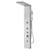 Shower Panel Tower System with Rainfall Waterfall Shower Head, 53 in Brushed Stainless Steel Shower E415-FTYS5CS2MSDP8X8BJ001V0 Shower Panel Tower System with Rainfall Waterfall Shower Head, 53 in Brushed Stainless Steel Shower E415-FTYS5CS2MSDP8X8BJ001V0