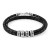 Metal Color: Rhodium Plated, Length: 19cm, Main Stone Color: WHITE - Personalized Names Men Leather F640-12000030075639257 Metal Color: Rhodium Plated, Length: 19cm, Main Stone Color: WHITE - Personalized Names Men Leather F640-12000030075639257