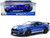 2020 Ford Mustang Shelby GT500 Blue Metallic with White Stripes "Special Edition" 1/18 Diecast Mode F977-31388bl