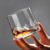 Wholesale Novel Creative Thick Crystal Whiskey Tumbler Glass Spinning Tops Design Hammer Glasses Of F640-3256807022168045