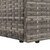  Lounge Bed Gray and dark gray Polyethylene rattan A949-43955