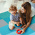 58 Inch Toddler Foam Play Mat Baby Folding Activity Floor Mat-Light Blue - Color: Light Blue D681-SP37335LB