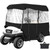  Golf Cart Enclosure, Polyester Driving Enclosure, Club Car Covers Universal Fits for 2+2 Passenger E415-GEFYPCZ4ZHENC-011V0
