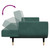  2-Seater Sofa Bed with Footstool Dark Green Velvet A949-3258153