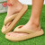 Color: Clear, Shoe Size: 42 - YRZL Flip Flops Men Soft Sole Platform 2024 Summer Beach Non Slip Wom F640-12000039289657899